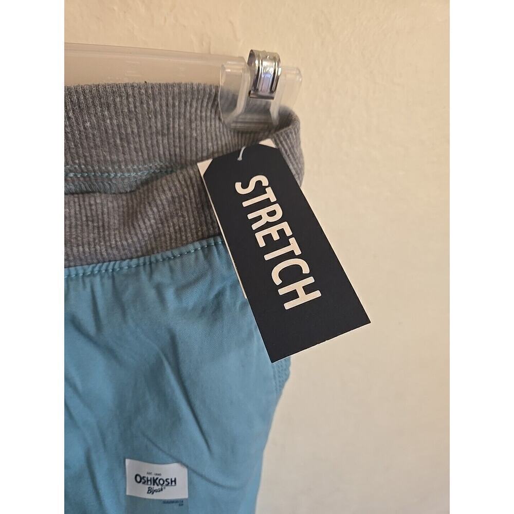 OshKosh B’gosh Boys Green Aqua Shorts - Size 14 New - Picture 6 of 11